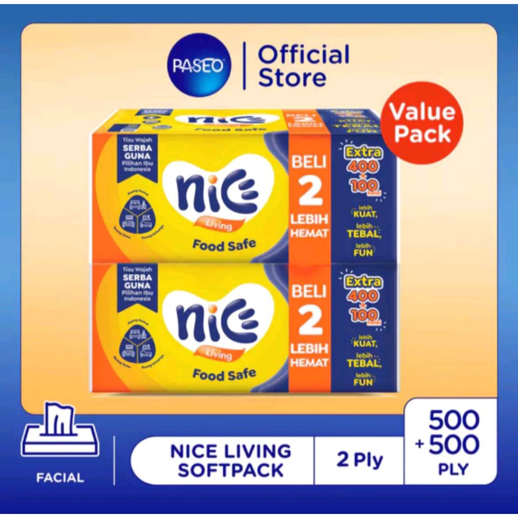 Jual PROMO!!! Nice Facial Tissue Soft Pack | Shopee Indonesia