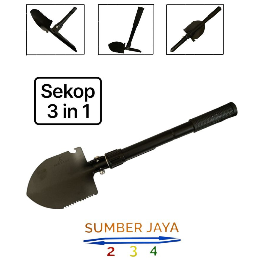 Jual Sekop alat berkebun three in one Sekrop Cangkul Pacul Gergaji Mini ...