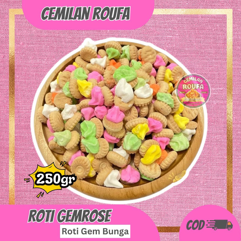 Jual Roti Gemrose 250gram / Jajanan Jadul / Roti Warna Warni | Shopee ...