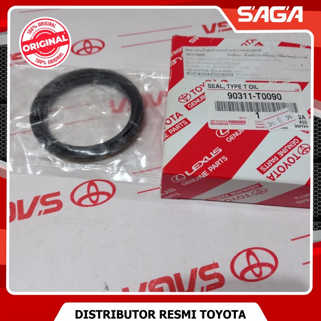 Jual SAGA | Seal Sil Lahar Laher Roda Depan Innova Original 90311-T0090 ...