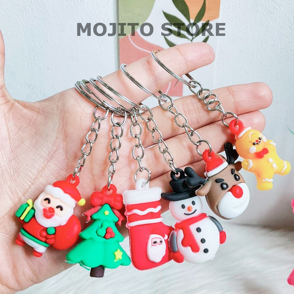 Jual GANTUNGAN KUNCI NATAL MINI GANCI KEYCHAIN CHRISTMAS SANTA CLAUSE ...