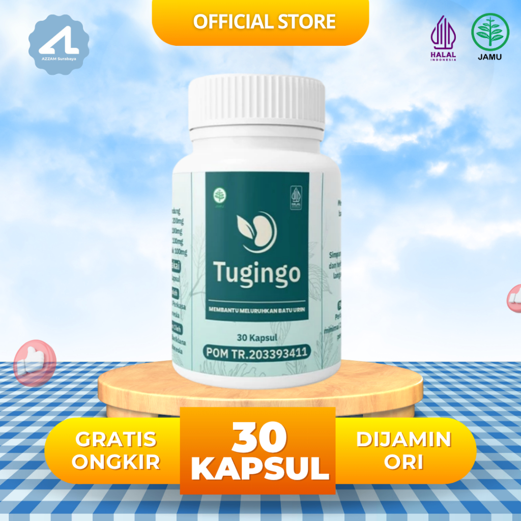 Jual TUGINGO Paket 1 Botol Meluruhkan Batu Ginjal, Infeksi Saluran ...