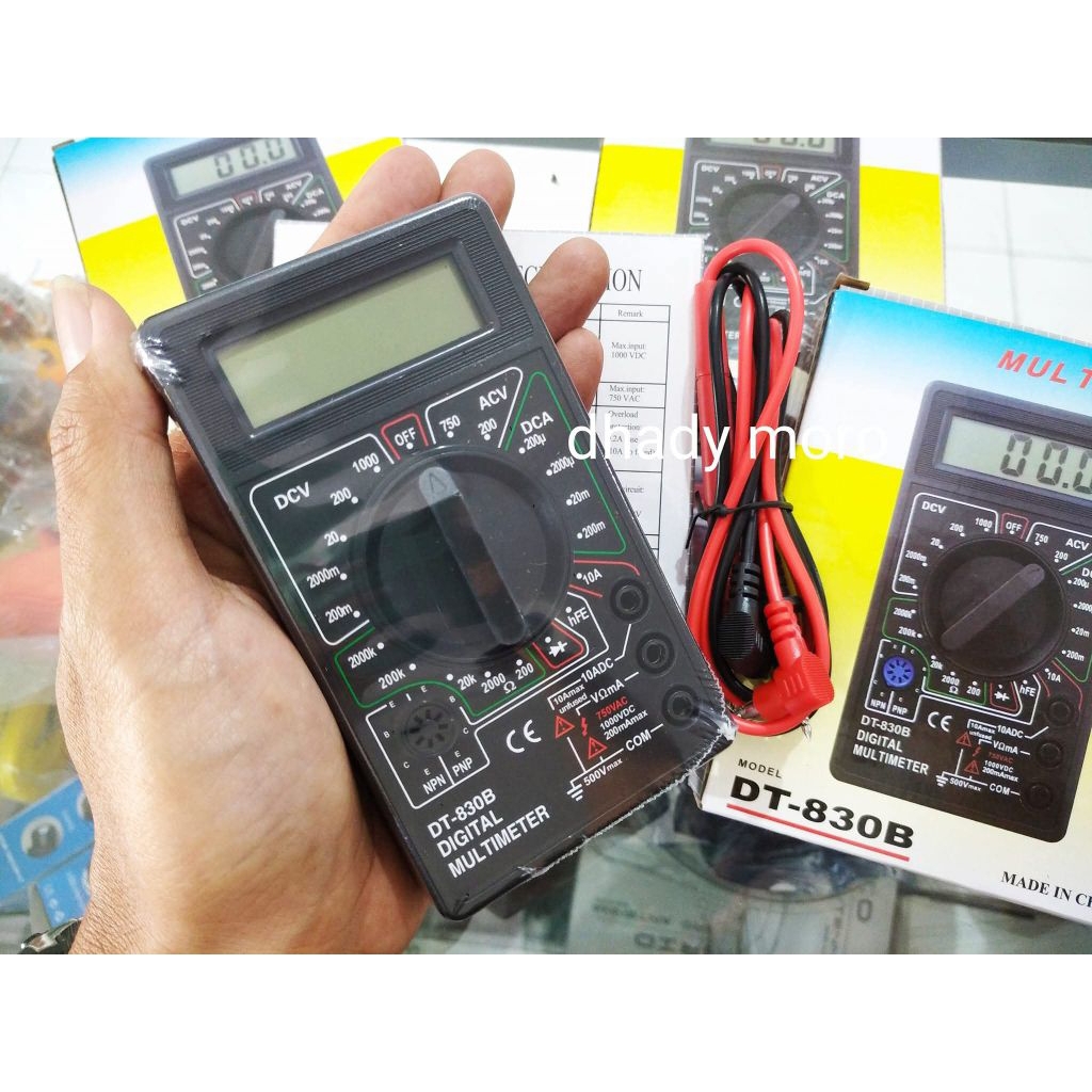 Jual Multimeter digital Avometer Voltmeter digital Alat tes tegangan ...