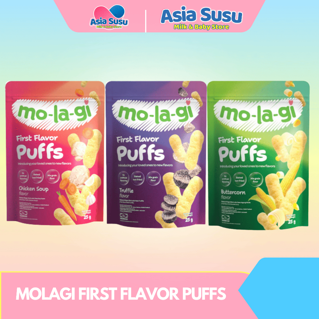 Jual Molagi First Flavour Puff 25gr - Snack Sehat Anak - Gluten Free ...