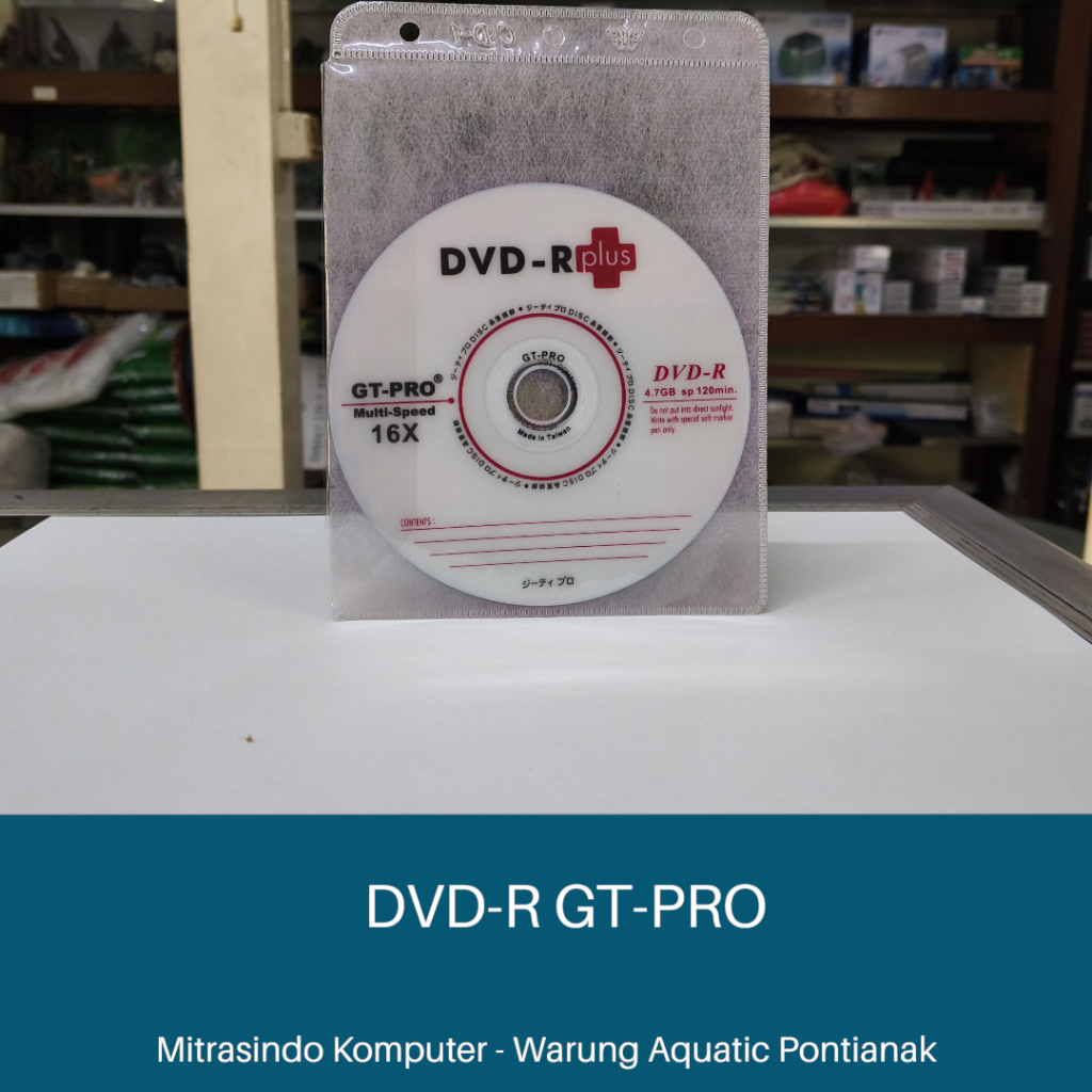 Jual DVD R GT PRO + Kantong Kaset DVD Blank Kosong | Shopee Indonesia