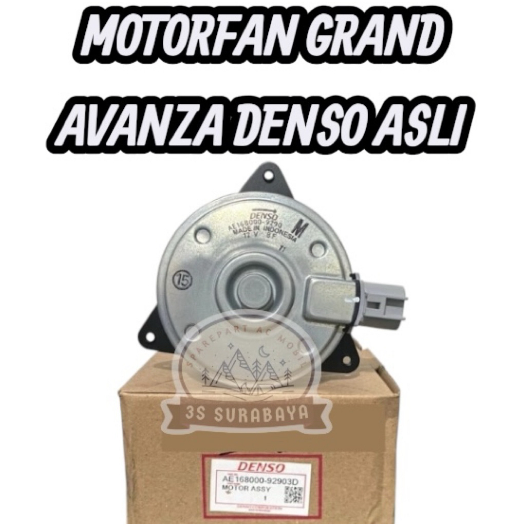 Jual Motorfan Grand Avanza All new Denso Asli 92903D Ac mobil Motor fan ...