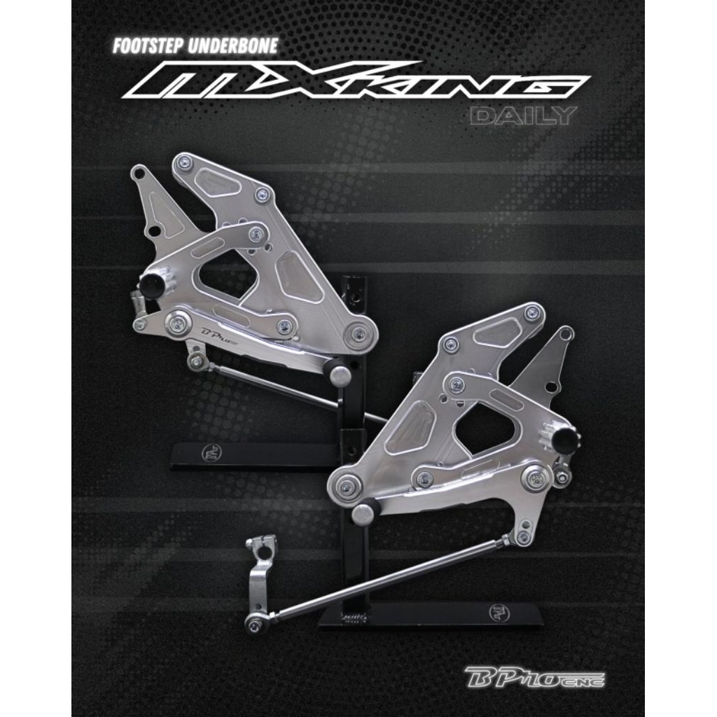 Jual footstep underbone mxking 150 road race adaptor bpro racing daily ...