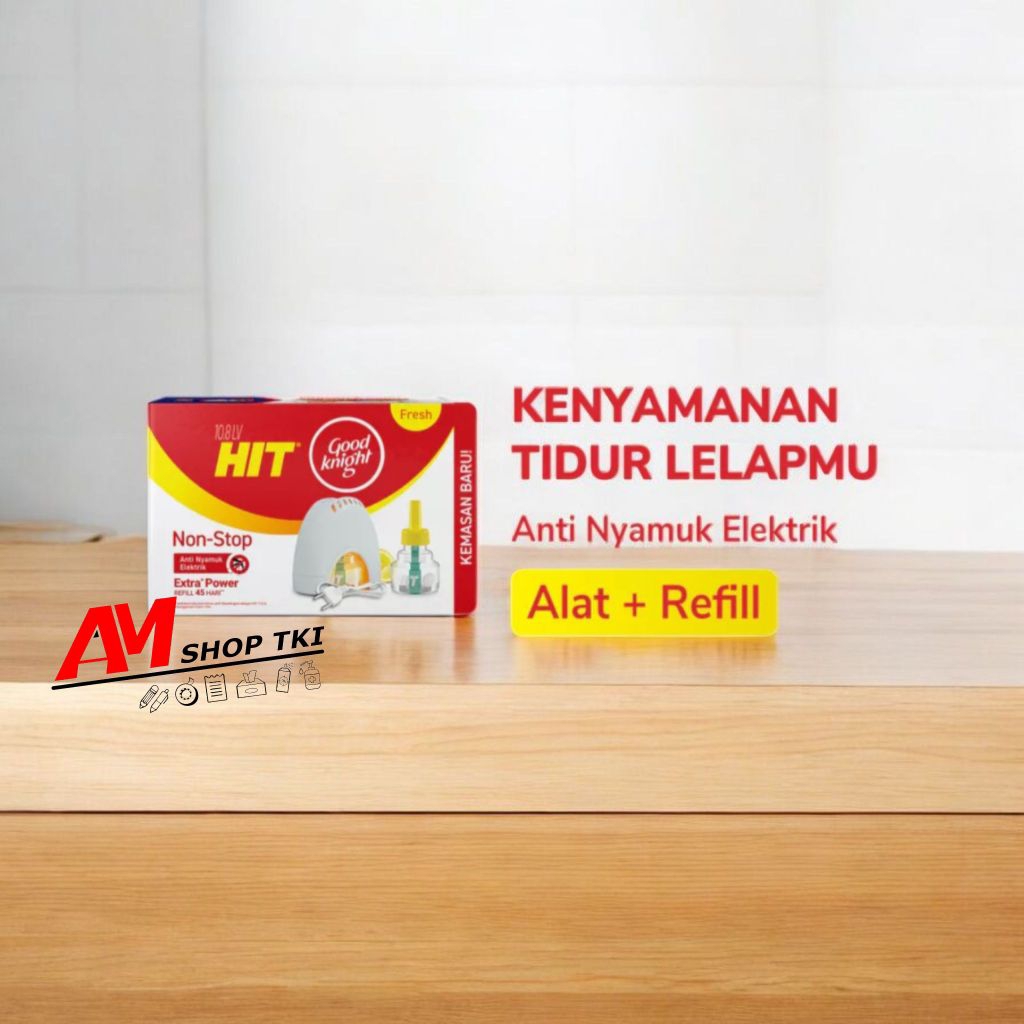 Jual Hit Good Knight Non Stop Set + refill 1 x 35 ml (1 pcs) Alat Obat ...