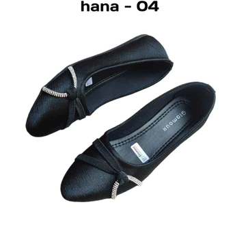 Flatshoes Wanita Hitam Elegan – Sepatu Flat Kerja Casual