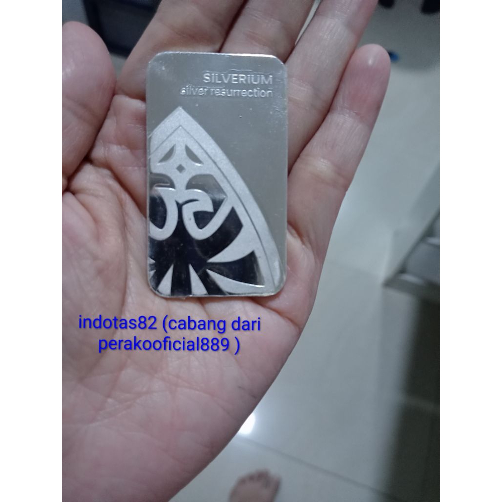 Jual Perak Batang Silverium 50 Gram Fine Silver Kualitas Terjamin Kadar ...