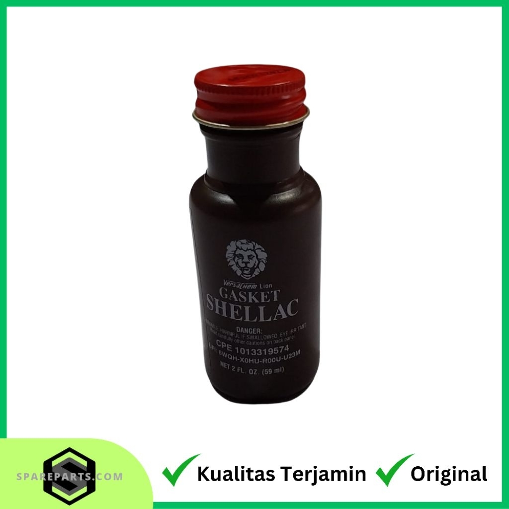 Jual Lem Gasket Shellac Compound Versachem Lion 59ml | Shopee Indonesia
