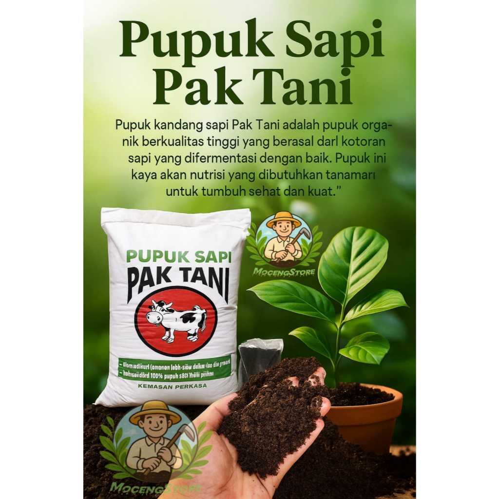 Jual Pupuk Kandang Sapi Halus Pak Tani 1 kg – Pupuk Organik Alami ...