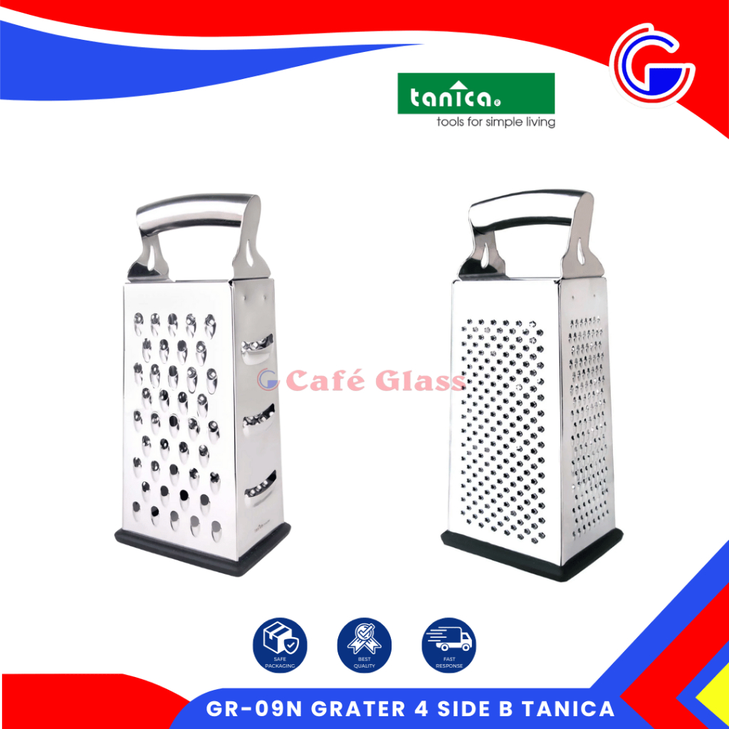 Parutan 4 Sisi Stainless Steel - Grater 4 Side - Parutan Serbaguna - Parutan Wortel Tanica Gr-09N