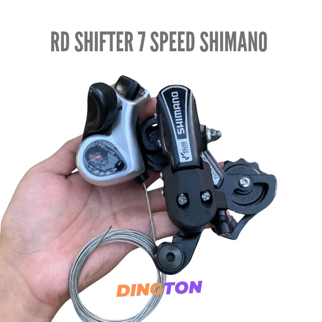 Jual Shifter Shimano 7 Speed TX50 - 7R set RD 7 Speed Shimano TY21B ...
