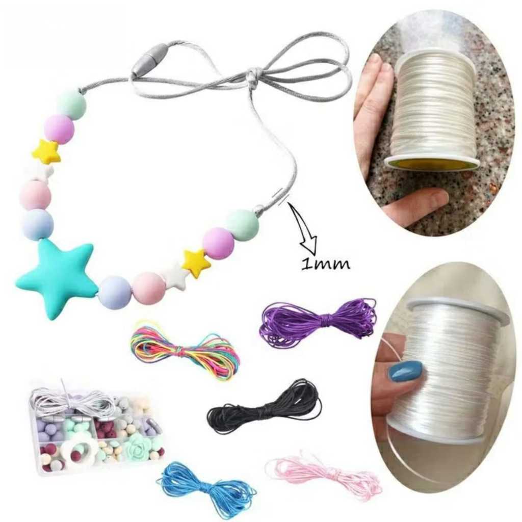 Jual Tali Satin untuk Gelang kancing Kilap tali simpul china size 1mm ...