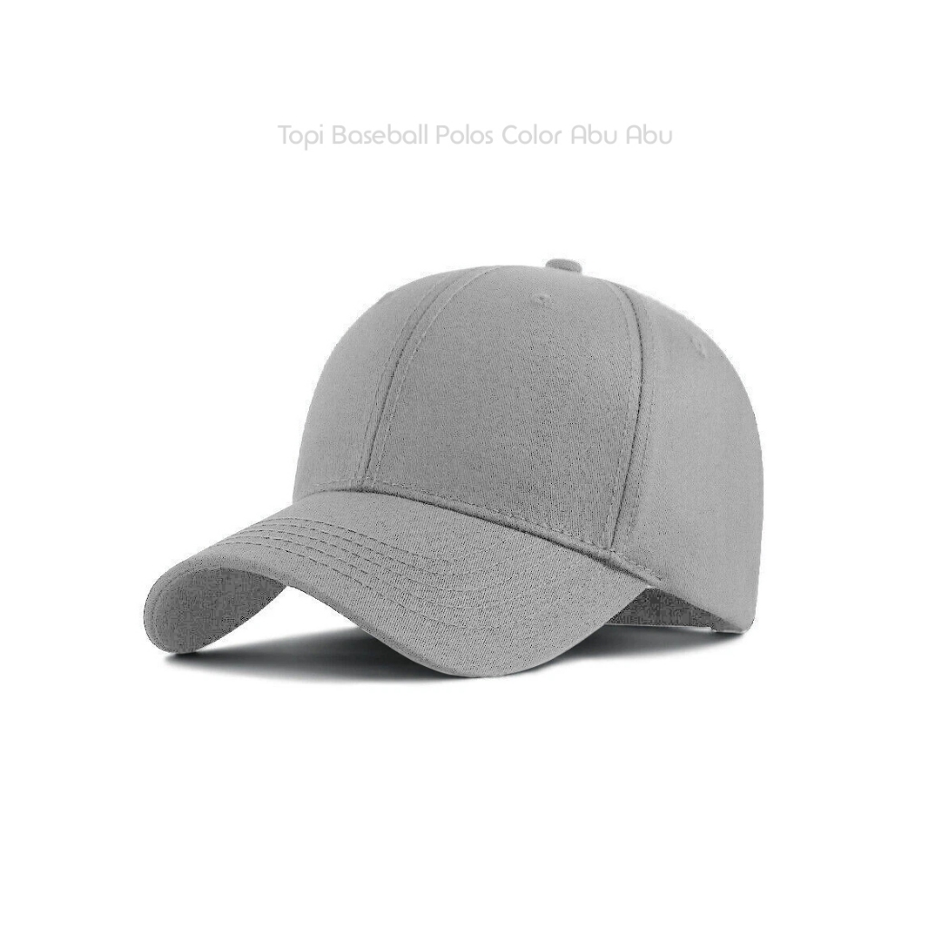 Jual Rainstyle - Topi Baseball Polos Simpel Abu-Abu Unisex | Shopee ...