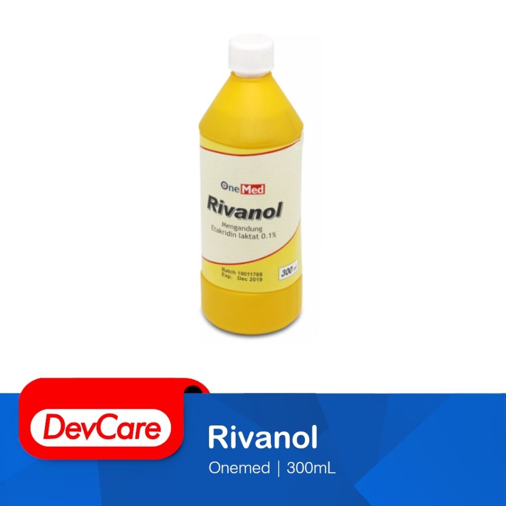 Jual ONEMED Rivanol 300mL Cairan Antiseptik Pembersih Luka Mencegah ...