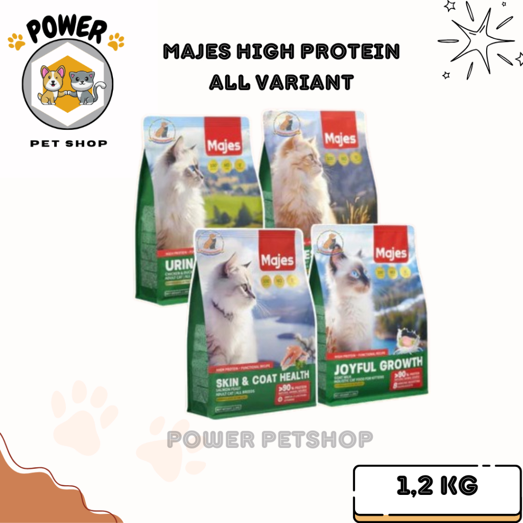 Photo inspiration: Visual Reference: Jual Majes Cat High Protein 1 2Kg All Variant