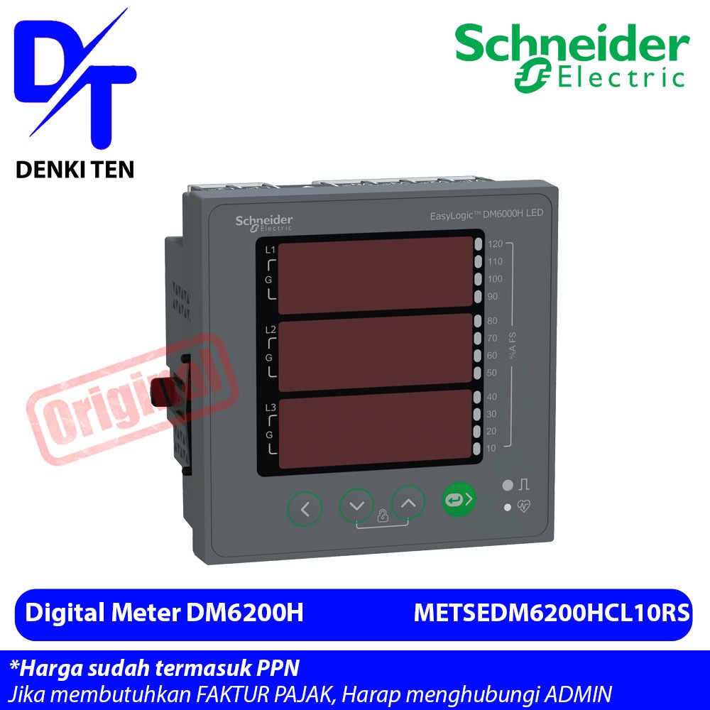 Jual Power Meter Digital DM6200H METSEDM6200HCL10RS ORIGINAL SNI ...