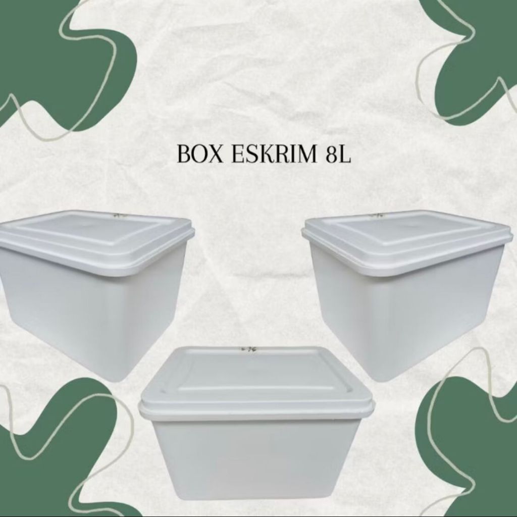 Jual Box Es Crem Polos 8 Liter Kotak Bekas Bersih (Minus Samping ...