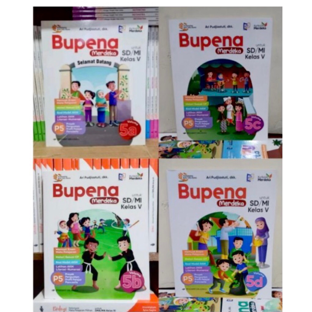 Jual BUKU BUPENA UNTUK SD/MI KELAS-5a.5b.5c.5d Kurikulum Merdeka ...