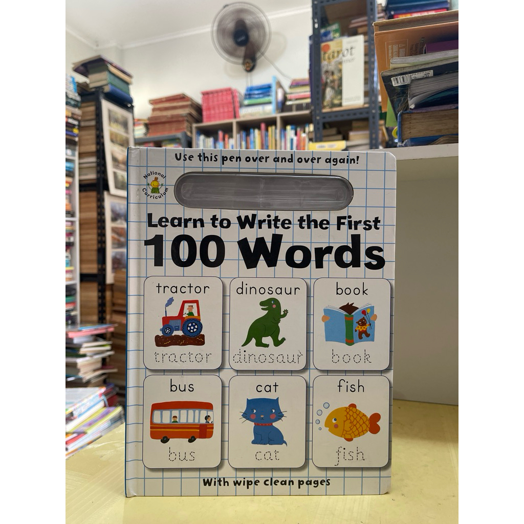 Jual BUKU LEARN TO WRITE THE FIRST 100 WORDS WITH WIPE CLEAN PAGES ...