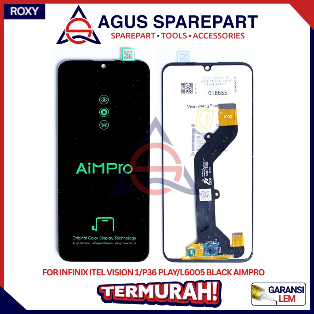 Jual LCD TOUCHSCREEN INFINIX ITEL VISION P36 PLAY L6005