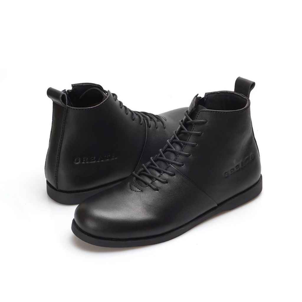 Jual SULTAN FOOTWEAR - Oliver Black Brad's | Sepatu Boots Pria Zipper ...