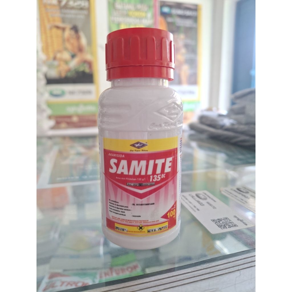 Jual AKARISIDA SAMITE 135EC - 100ML (Tungau, Kutu, Kutu kebul, Thrips ...