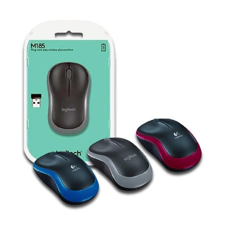Jual MOUSE LOGITECH WIRELESS M185 | Shopee Indonesia