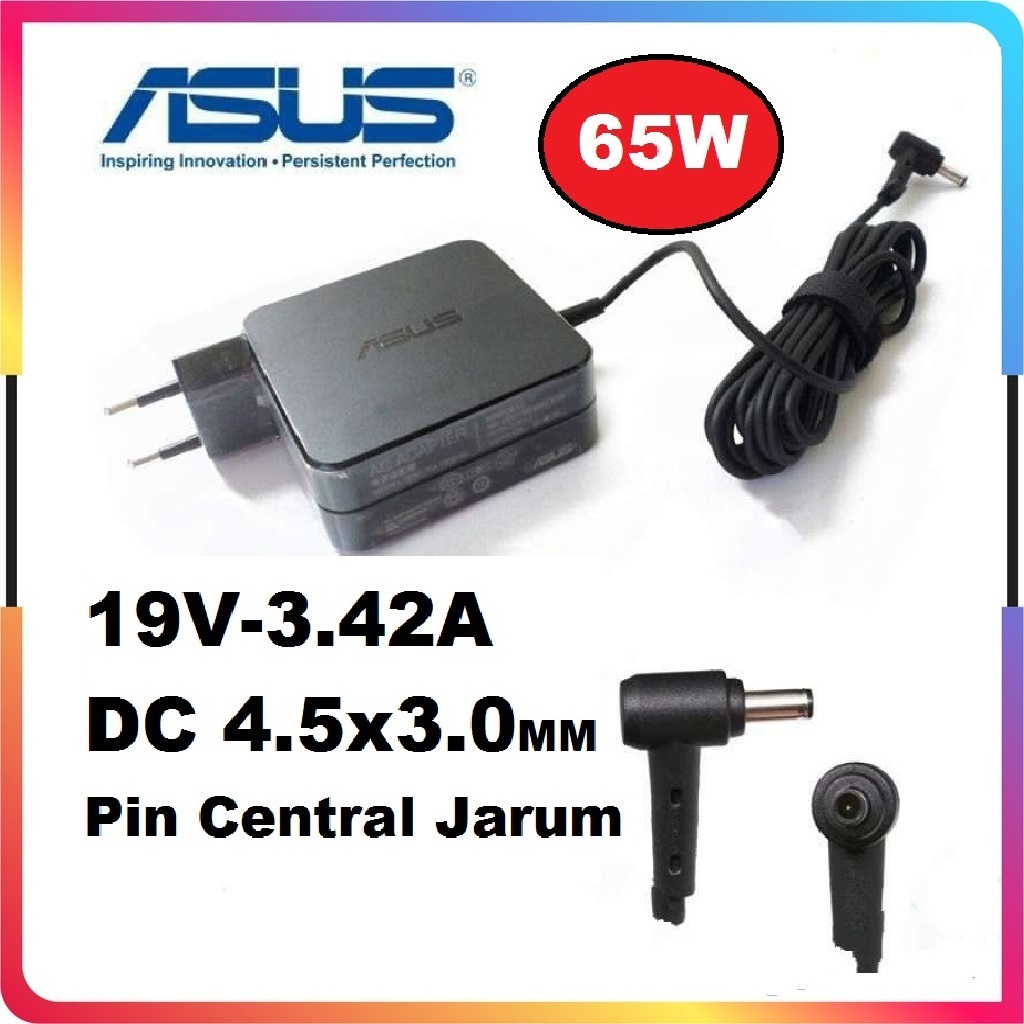 Jual Adaptor Charger Asus Pro P2420 P2420L P2420LA P2420S 19V-3.42A 4.5 ...