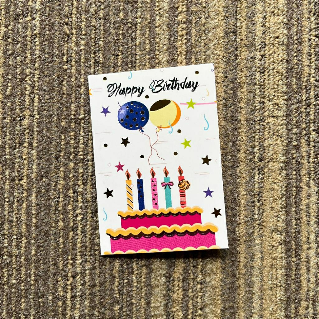 Jual Happy Birthday Mini Card / Birthday Mini Card / Mini Card - 8406 ...