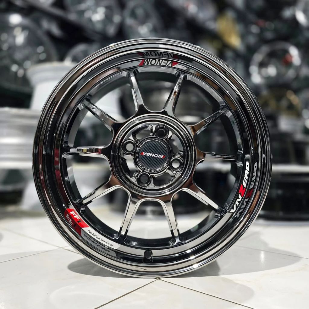 Jual velg venom ring 16 lebar 7 et 42 velg mobil r16 velg racing ring ...