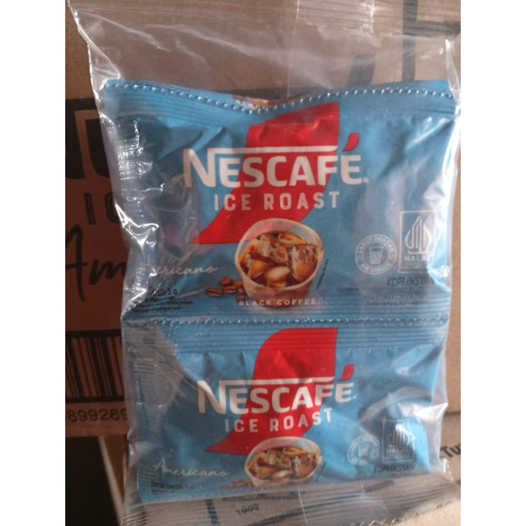 Jual Nescafe Ice Roast Americano Es kopi Instan 1 Renceng isi (10 ...
