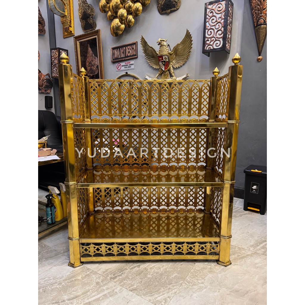 Jual Rak Kuningan Handmade – Desain Elegan & Klasik | Bisa Custom ...