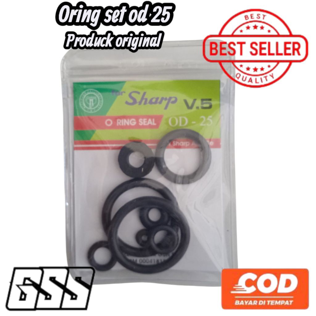 Jual Seal Set V5 OD 25 | Seal Sharp | Original Elevant | Shopee Indonesia
