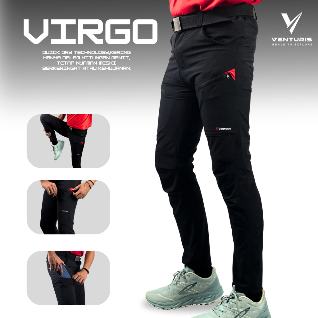 Celana Gunung Celana Outdoor Pria Wanita Celana Hiking Camping Quickdry