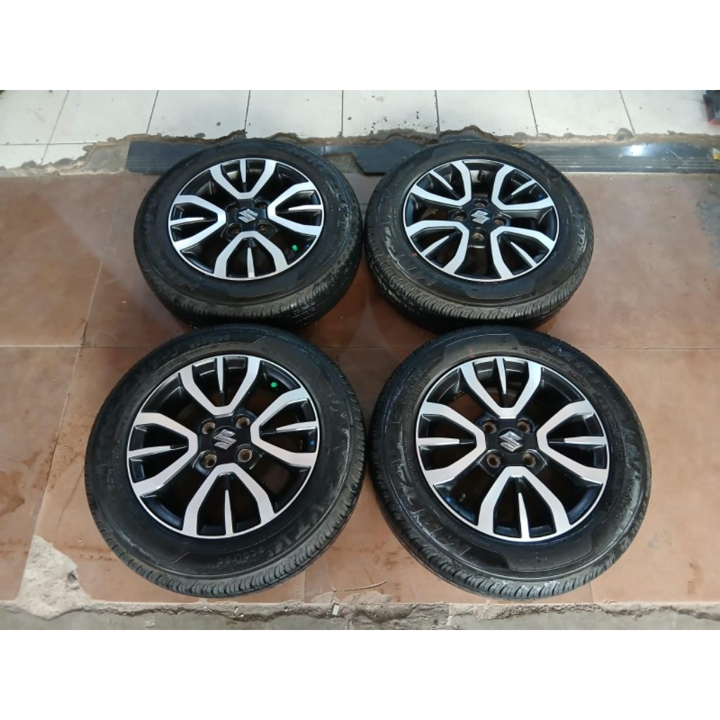 Jual Velg Second Oem SPRESSO Ring 14 pcd 4x100 + Ban 165 70 R14 ...