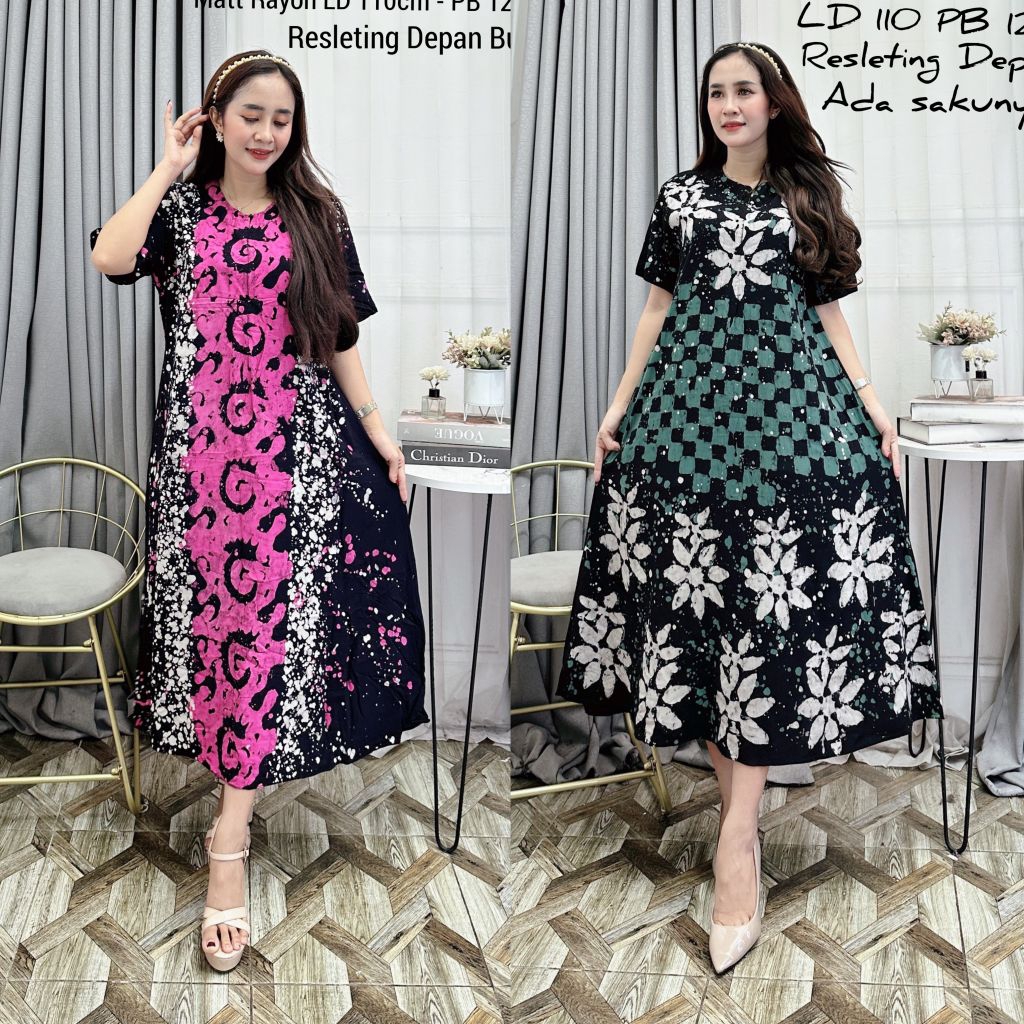Daster Modern Twill Rayon Super Lengan