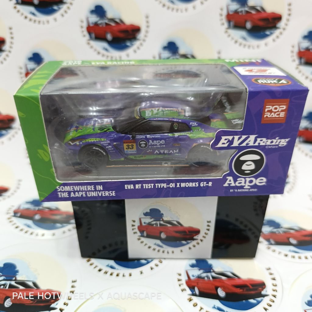 Jual MINI GT x POPRACE EVA RT TEST TYPE-01 X WORK GT-R #33 SUPER GT ...
