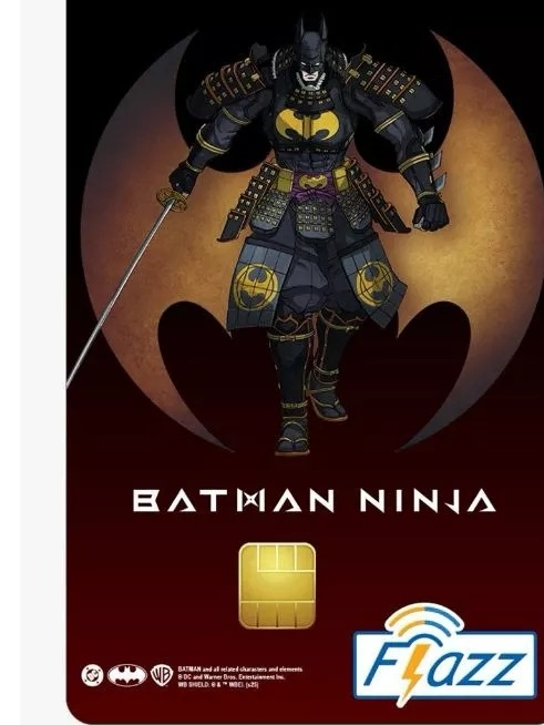 Jual Flazz Card BCA Limited Edition Batman Samurai Combo GEN 2 | Shopee ...