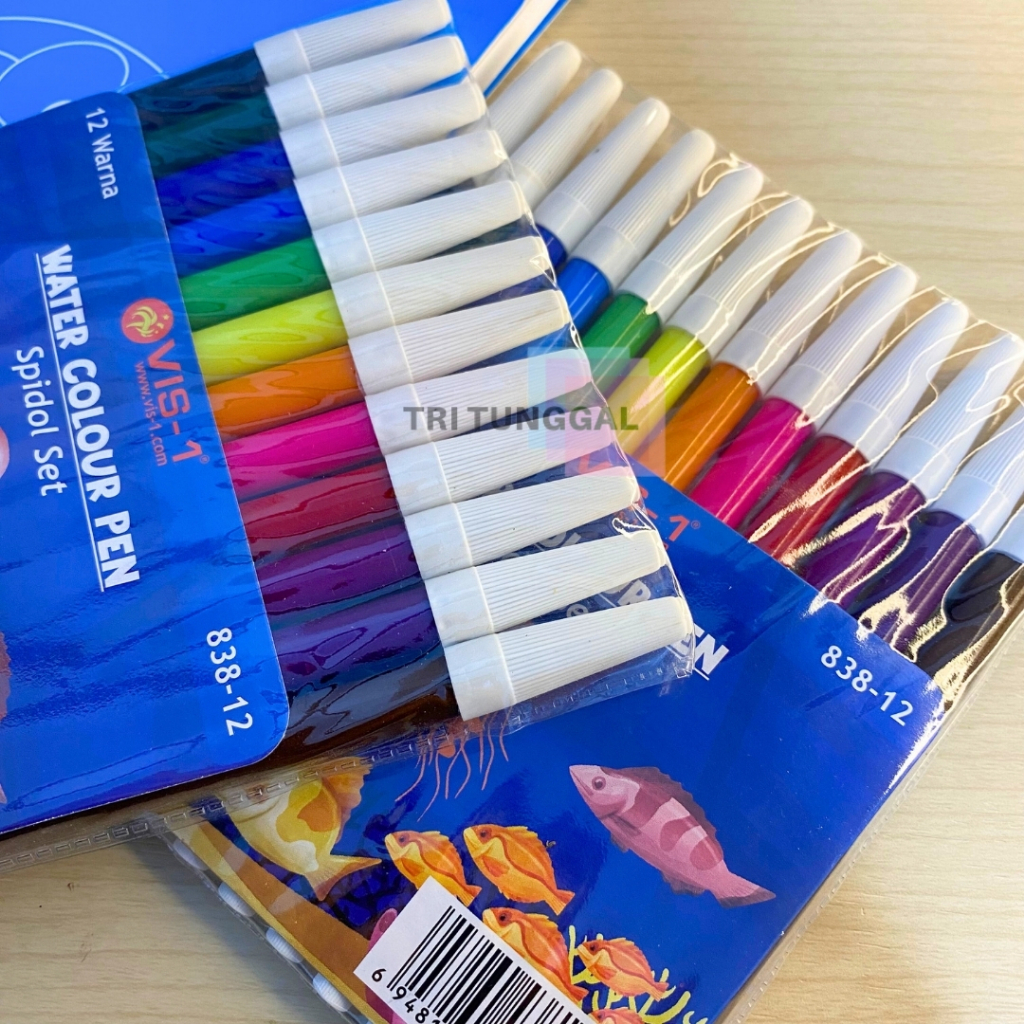 Jual Set Isi 12 Spidol Ekonomis Mewarnai Seni Painting Perlengkapan ...