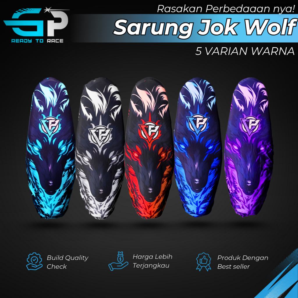 COVER SARUNG JOK MOTOR GAMBAR/CARBON ANTI CAKAR KUCING DAN ANTI AIR FULL PRINT SIZE JOK UNIVERSAL