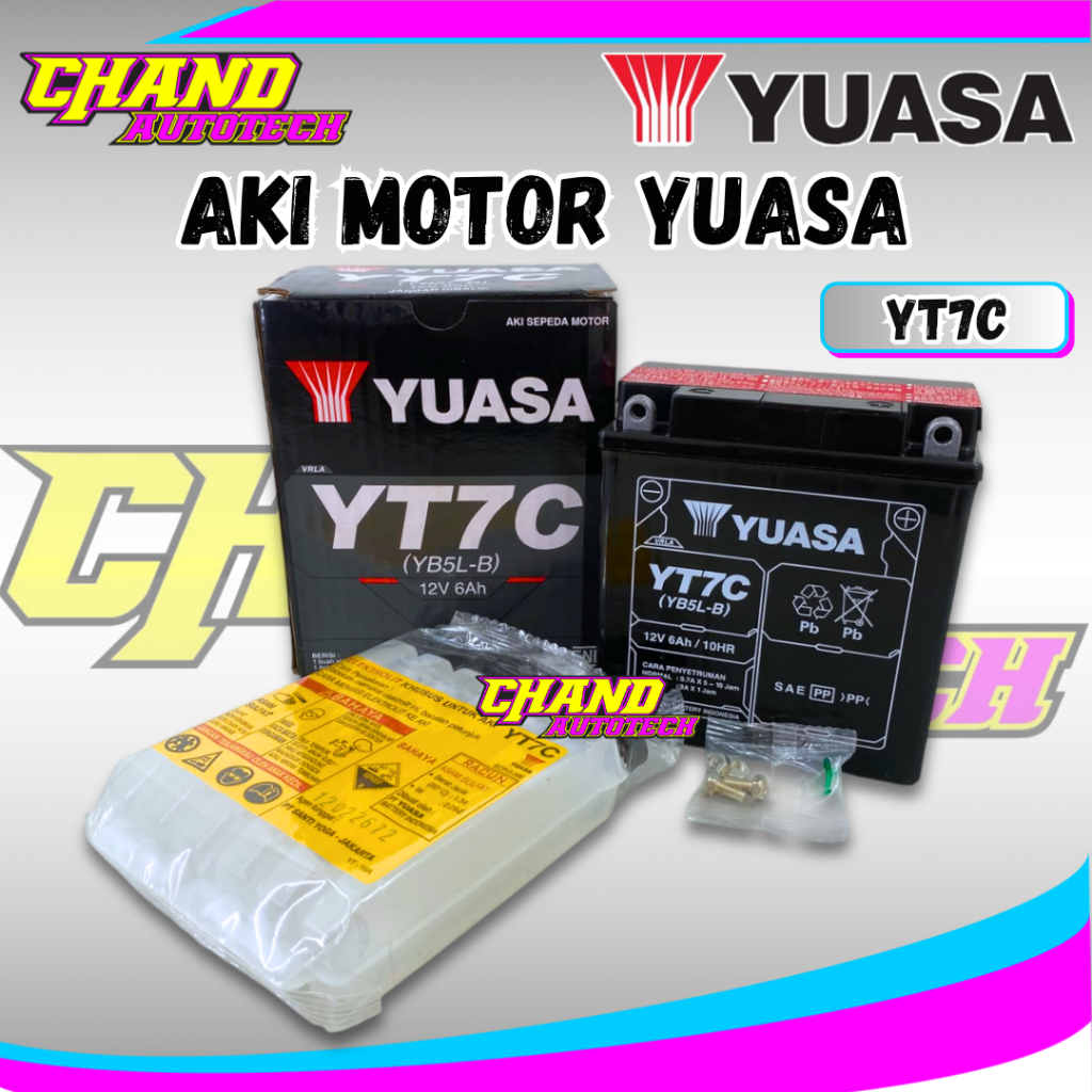 AKI YUASA MIO JUPITER Z VEGA SUPRA X100 GRAND ASTREA LEGENDA AKI KERING MOTOR YUASA