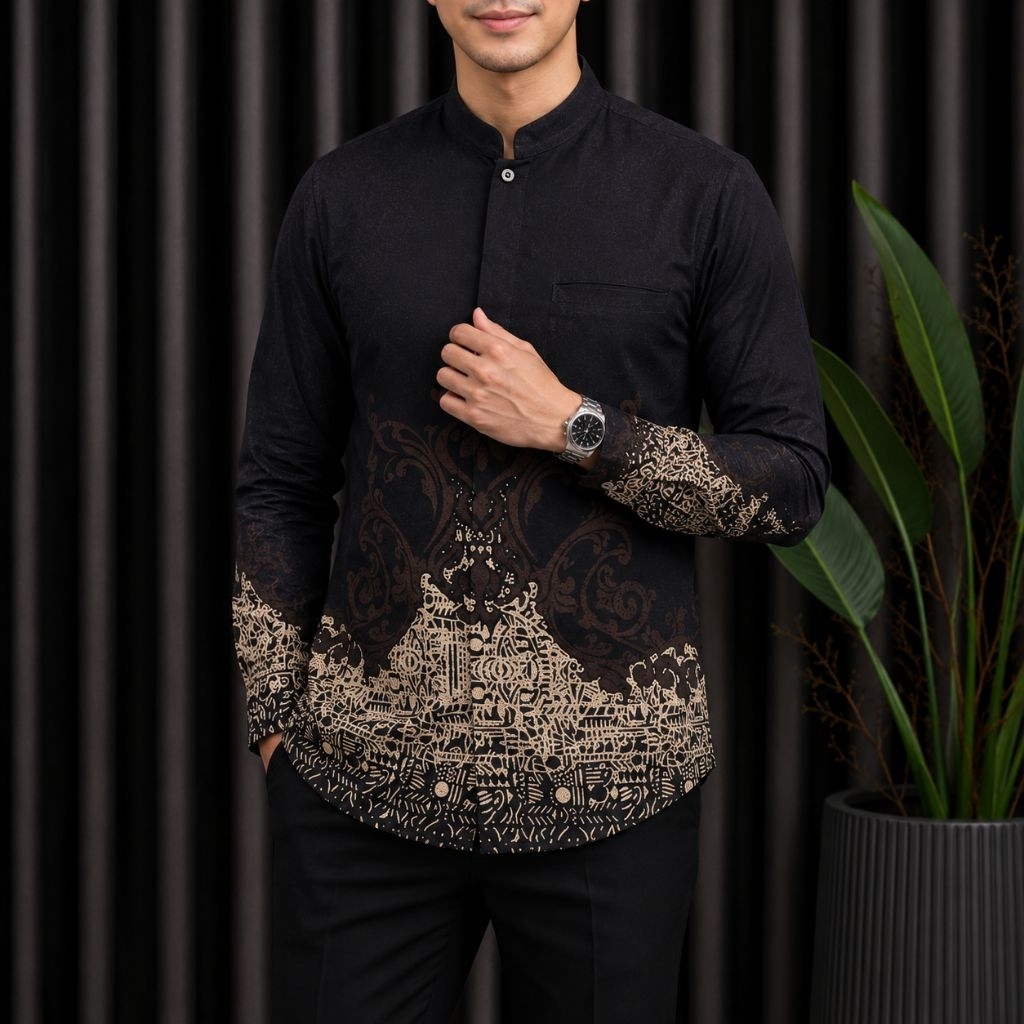 BANYAK PILIHAN!!! KEMKO BAJU KOKO PRIA MODERN DEWASA BAHAN KATUN
