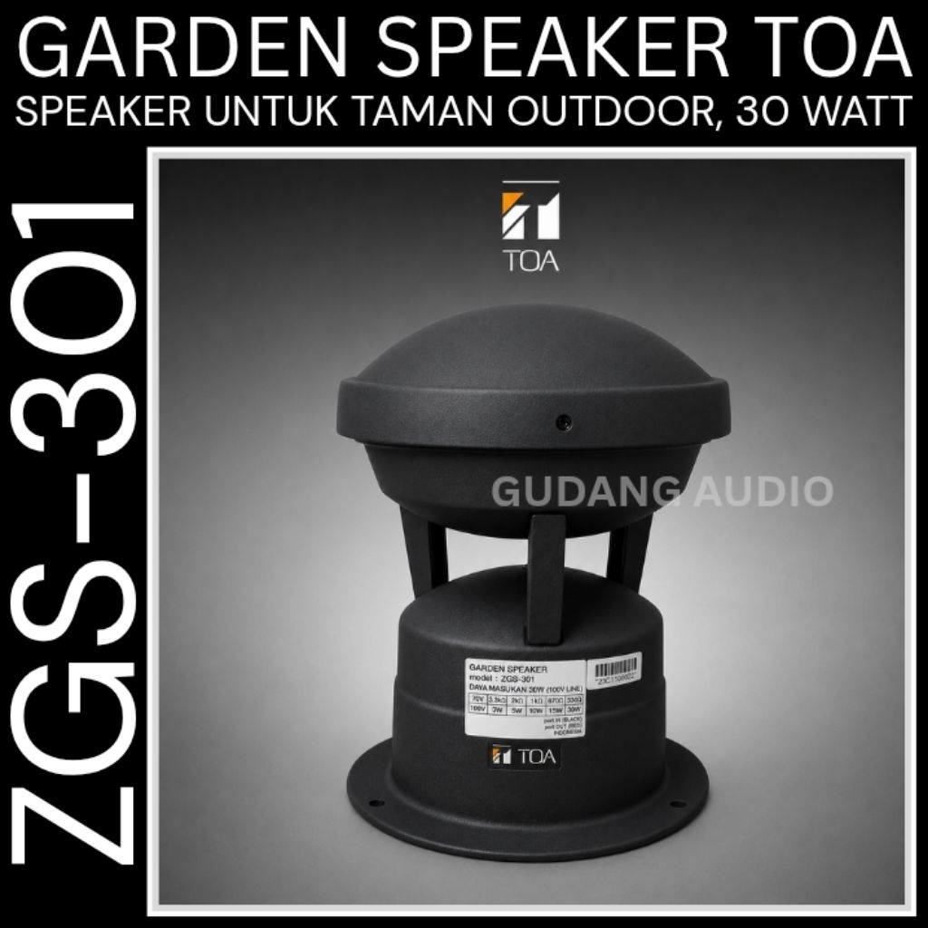 Jual SPEAKER GARDEN SPEAKER TAMAN TOA ZGS-301 ZGS 301 30 WATT | Shopee ...