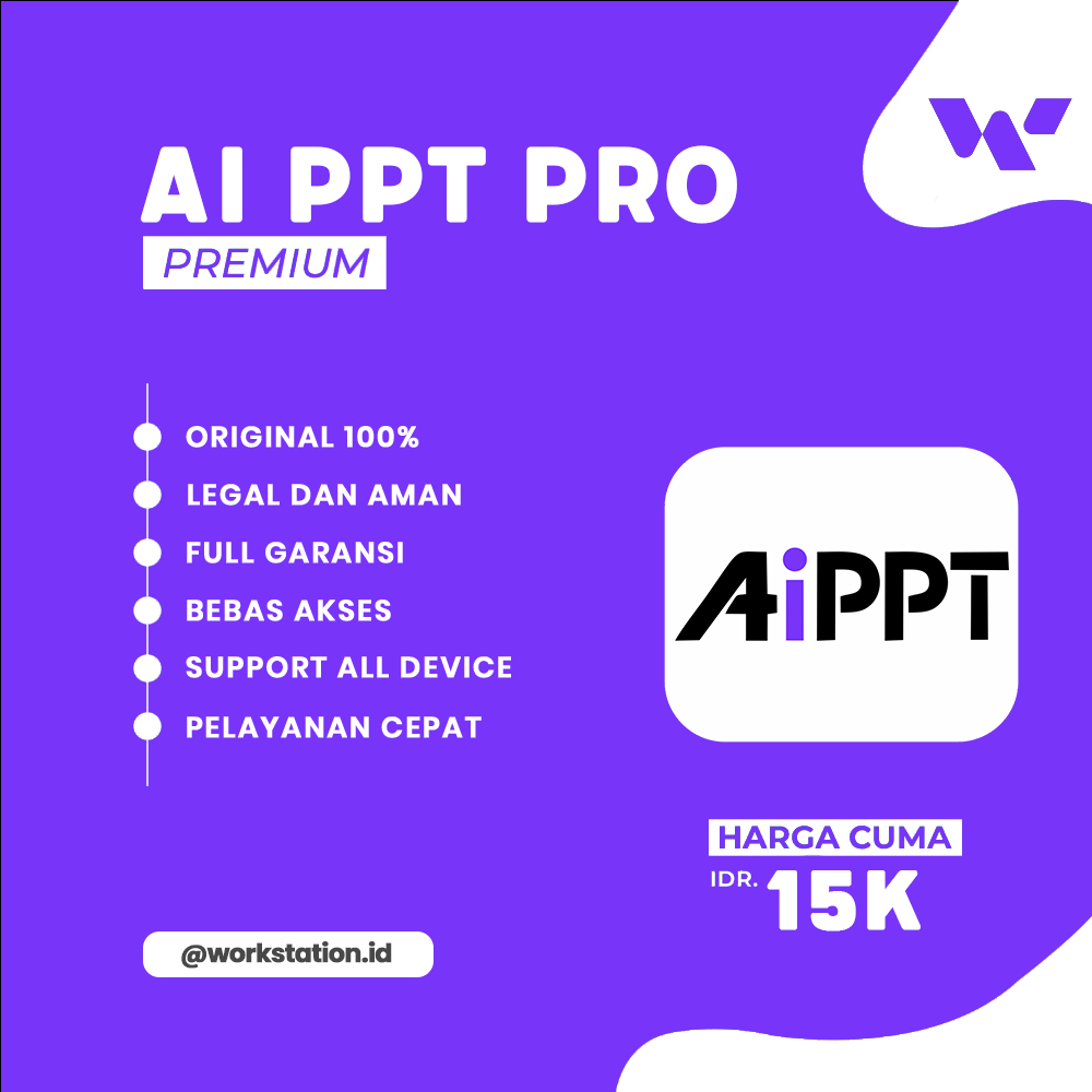 AI PPT Pro Premium 1 Bulan - Official Tools & Services
