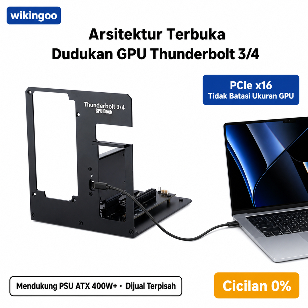 Jual wikingoo eGPU Dock Enclosure Eksternal VGA Thunderbolt 3 4 USB4 ...