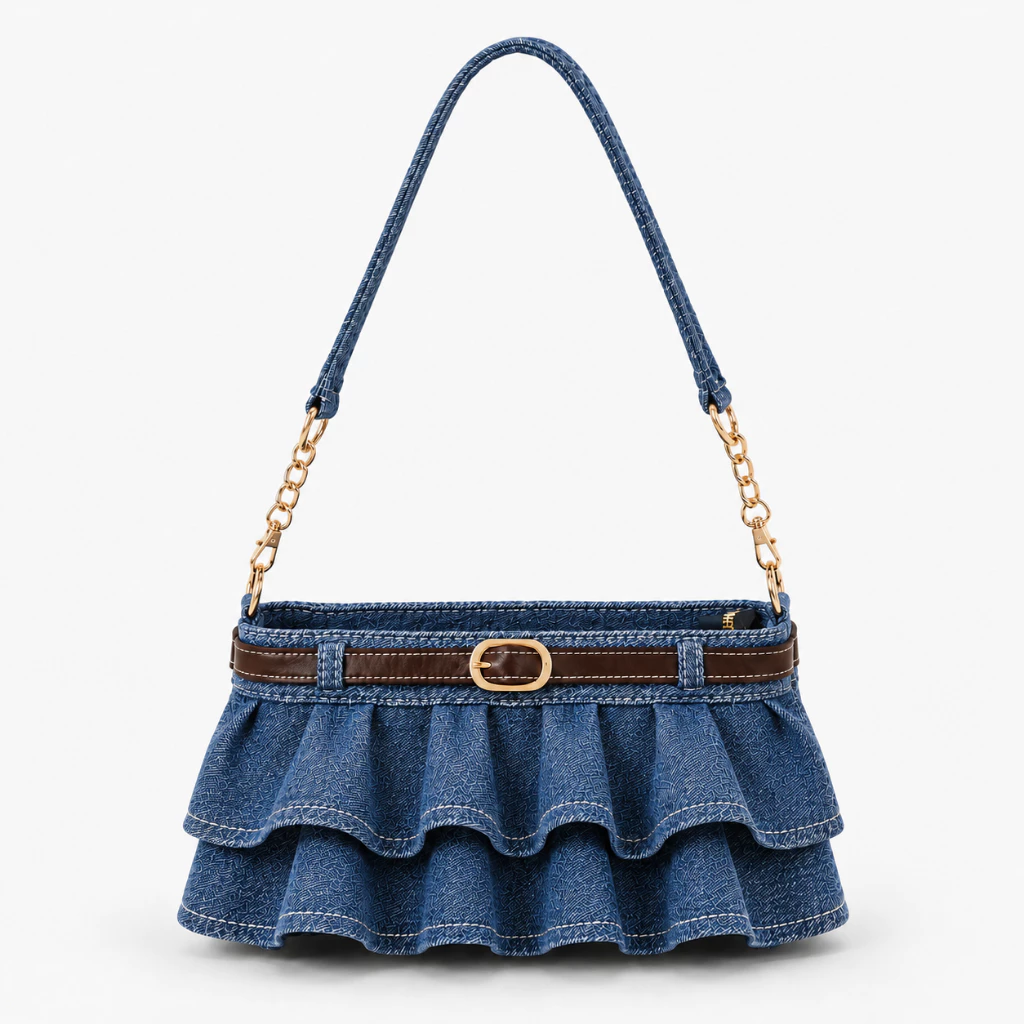 SweetSally - Erika Bag Tas Jeans  Tas Shoulderbag / Tas Selempang Korean Style Kekinian Terbaru 2026