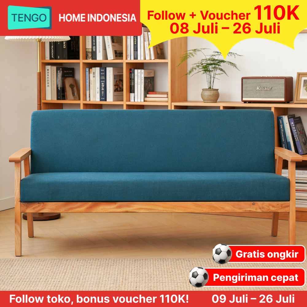 Tengo sofa/sofa ruang tamu/sofa minimalis/Sofa Kain/sofa 3 seater/Sofa Untuk 3 Orang/fabric sofa